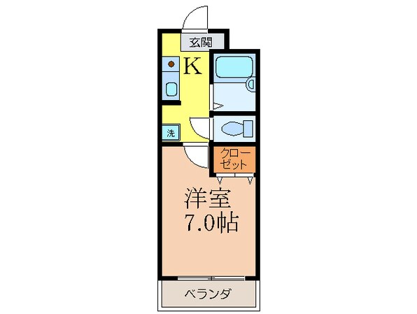 末広１５番館の物件間取画像